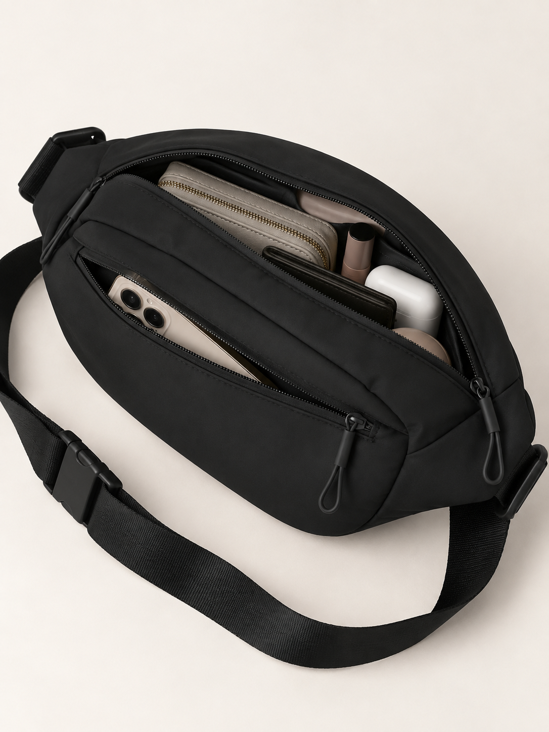 Sac Banane Double Poche Déperlant
