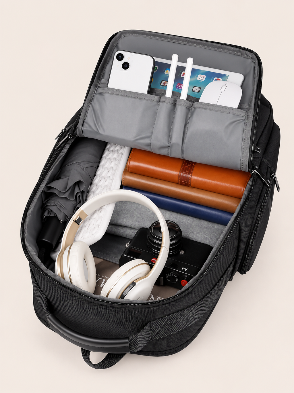 Sac à Dos Homme 17,3 Pouces Grande Capacité