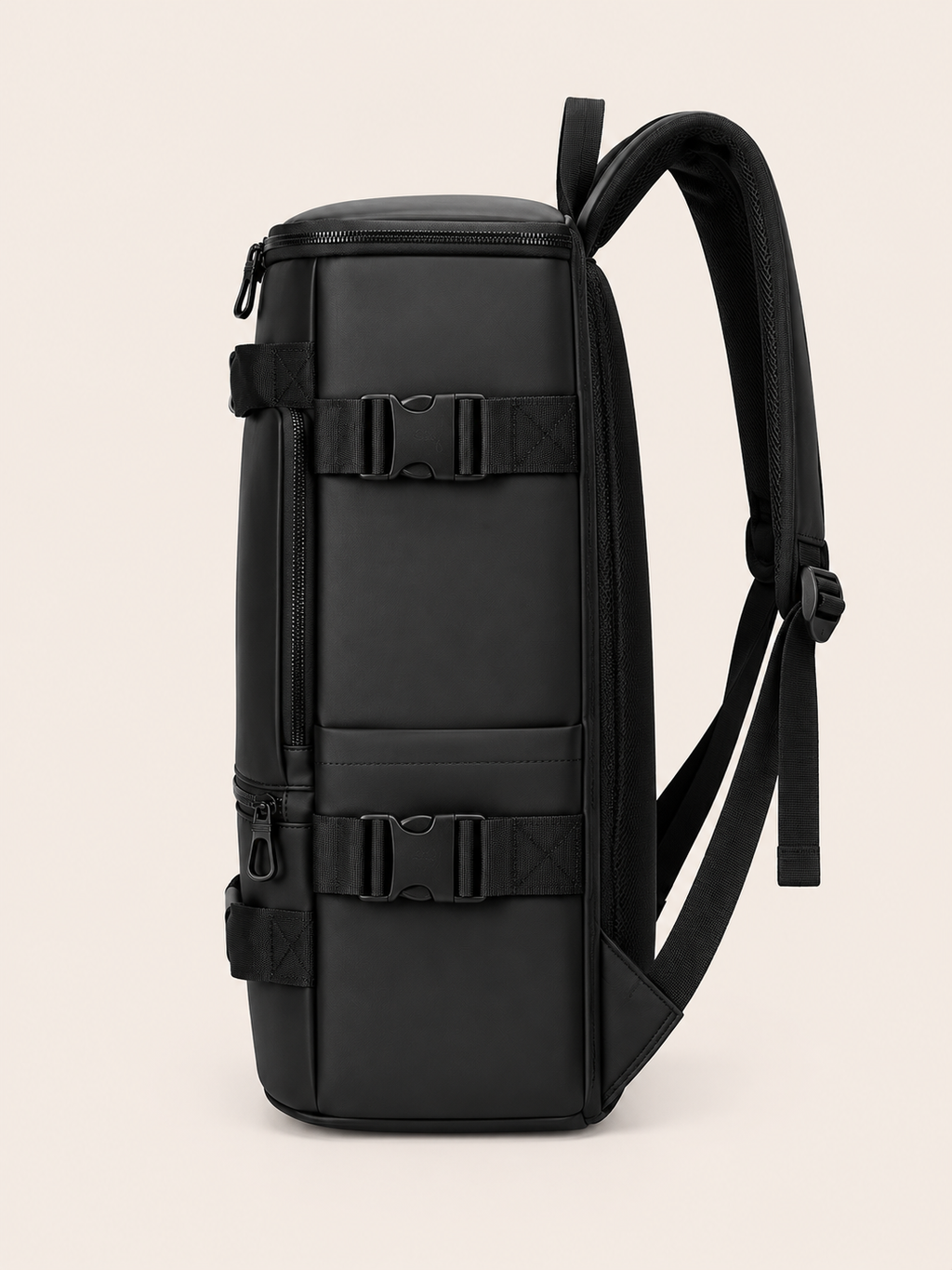 Sac à Dos Duffel Noir Grande Capacité Anti-Éclaboussures