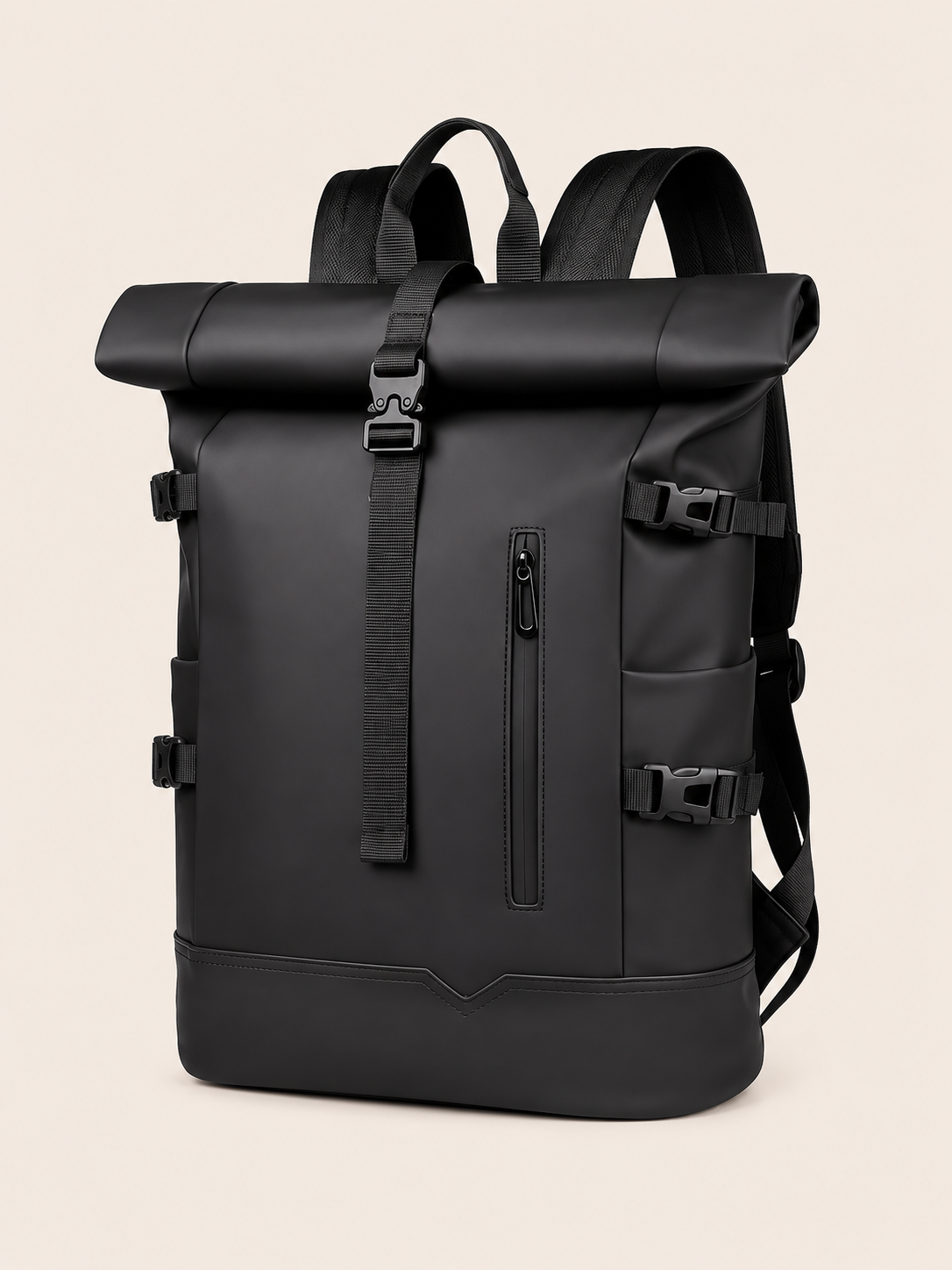 Sac à Dos Roll-Top Grande Capacité Ordinateur