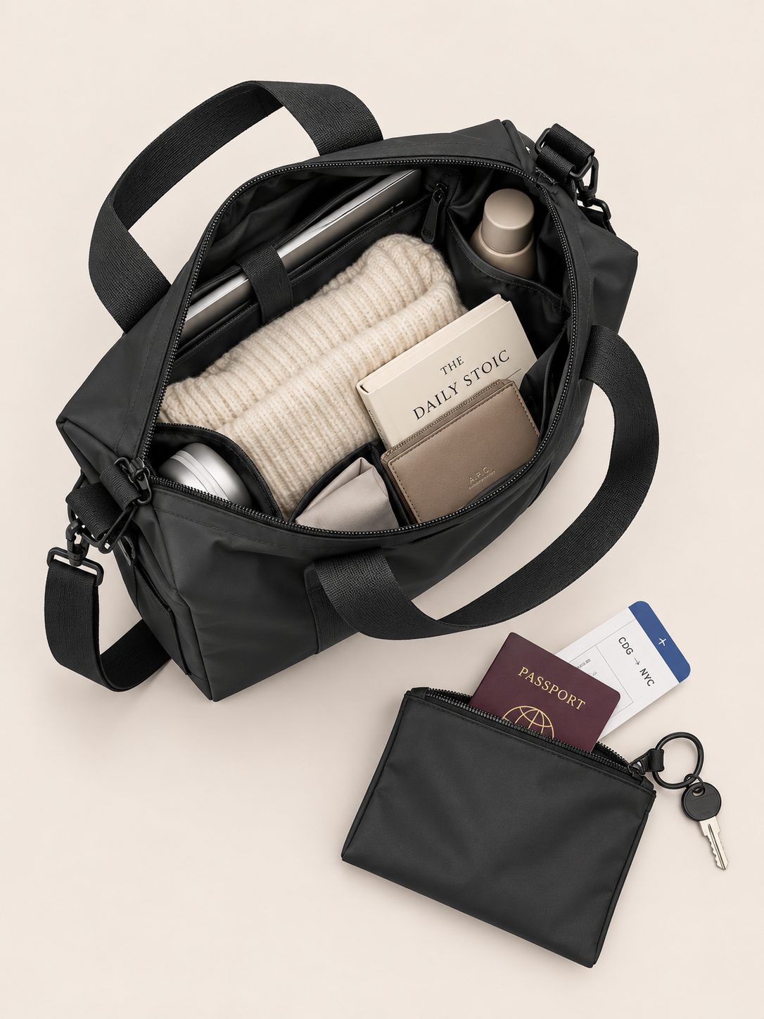 Sac Bandoulière Oxford Ordinateur Grande Capacité