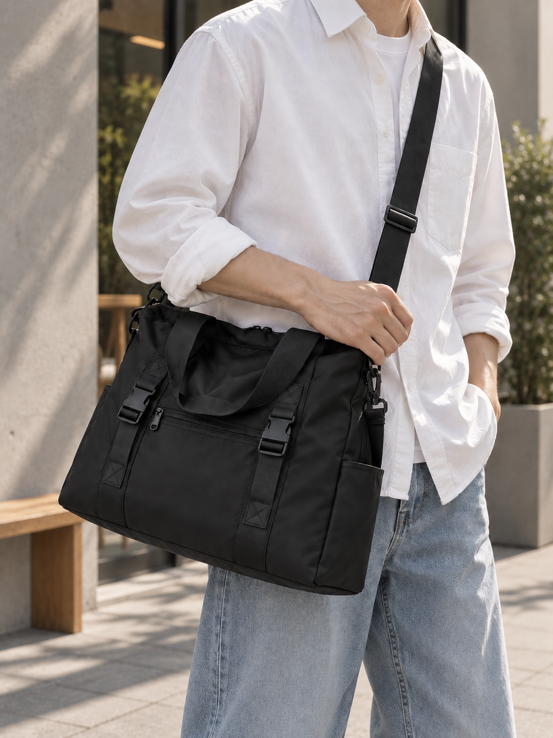Sac Bandoulière Grande Capacité Déperlant Voyage & Sport