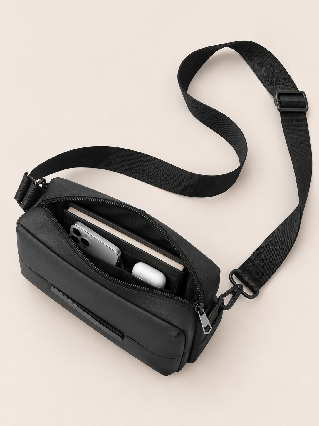 Sac Bandoulière Homme Oxford Déperlant Grande Capacité