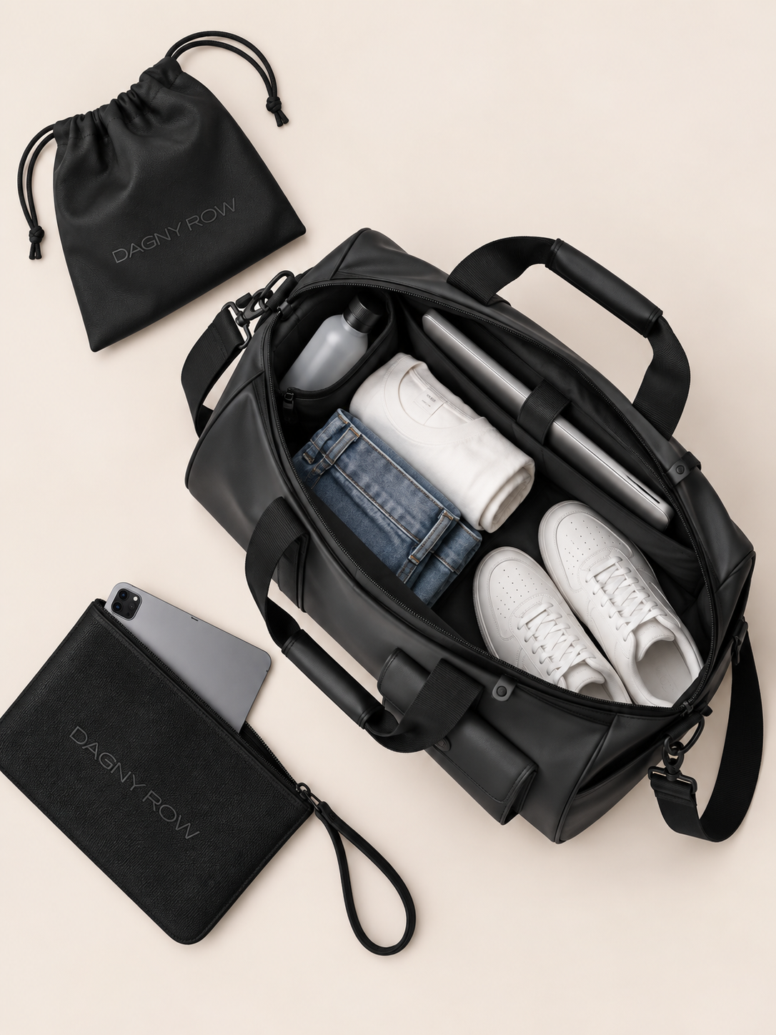 Sac Bandoulière Sport Déperlant Multi-Poches