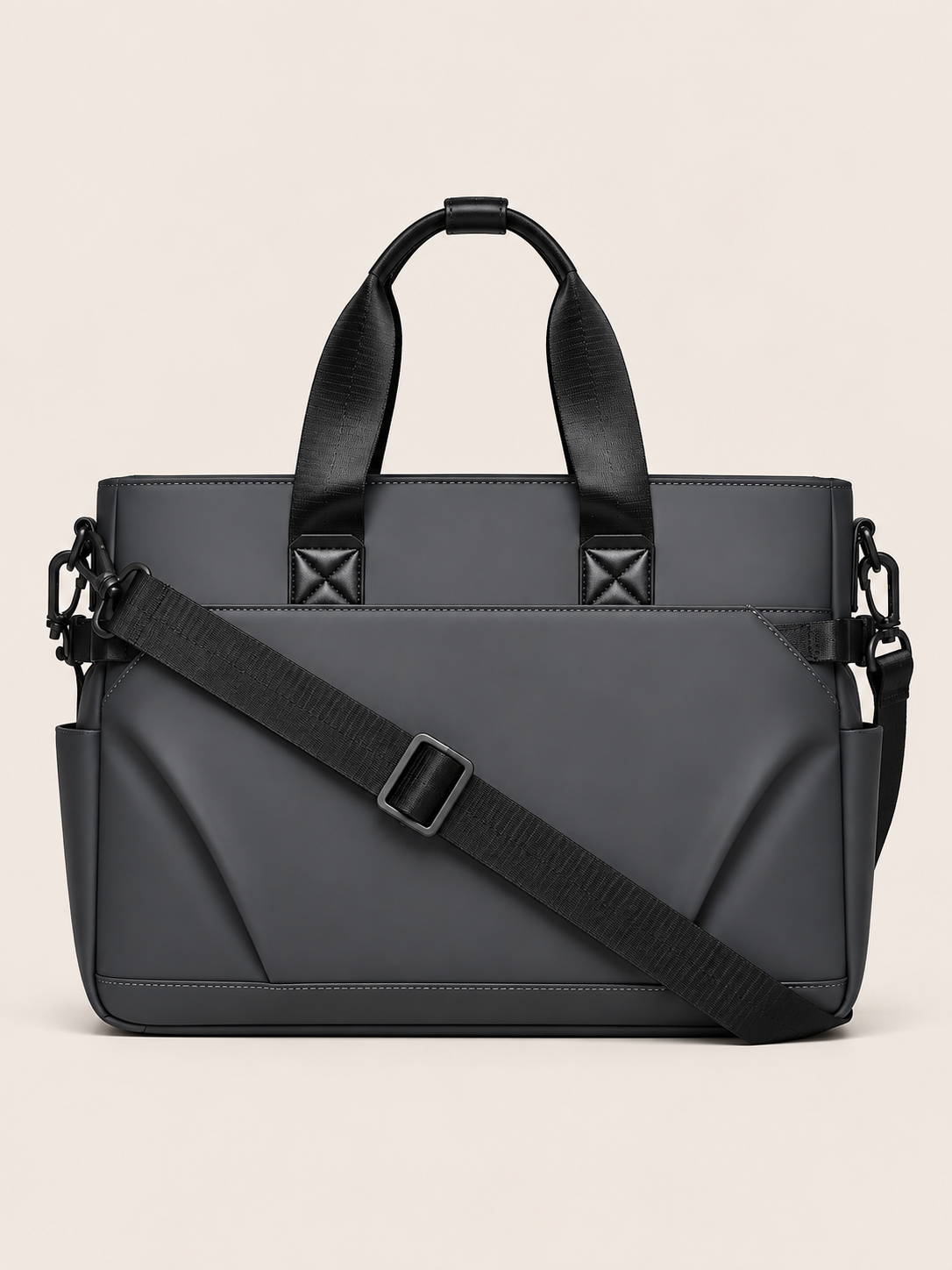 Sac Bandoulière Homme Similicuir 15,6 Pouces Grande Capacité