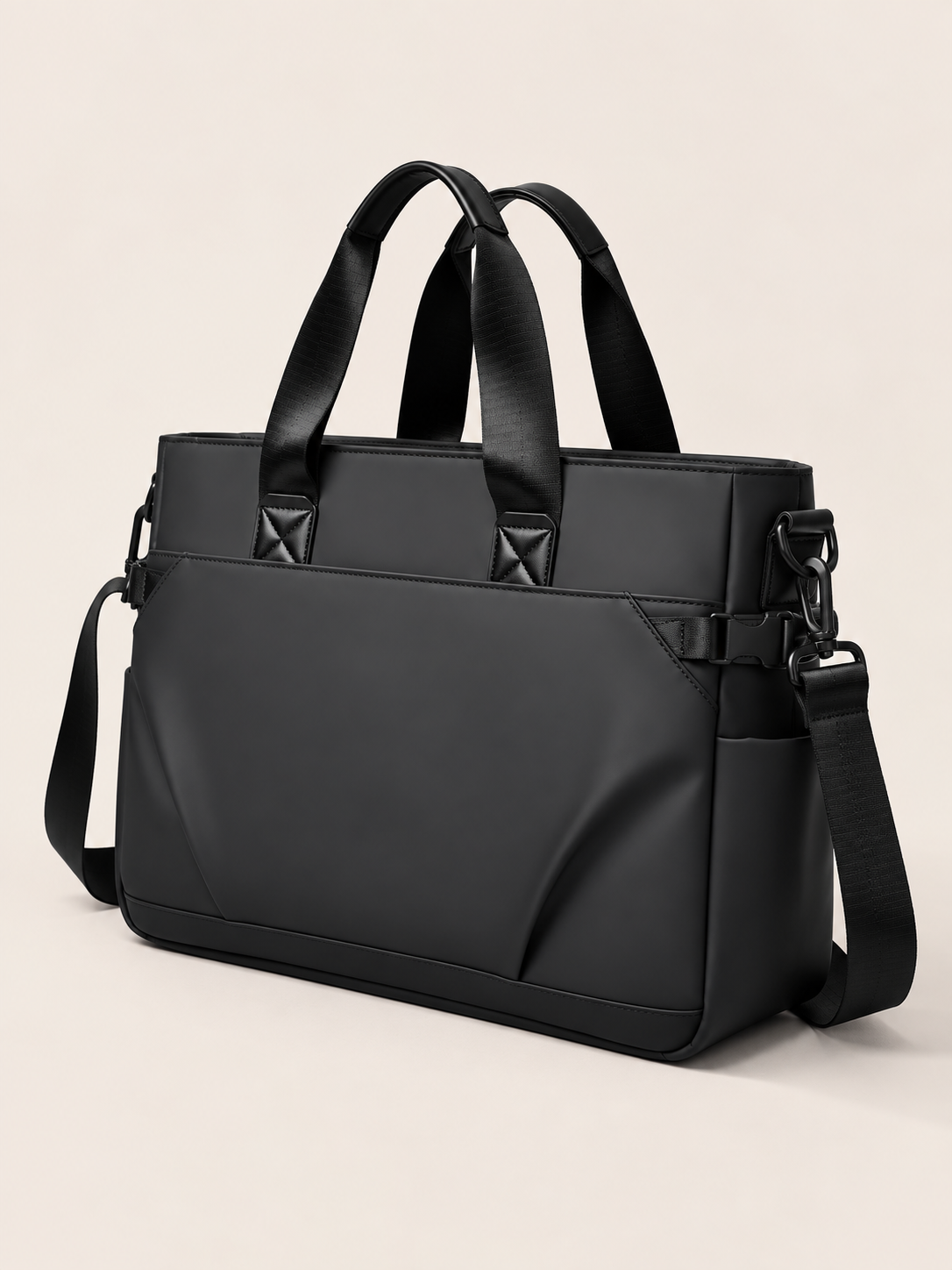 Sac Bandoulière Homme Similicuir 15,6 Pouces Grande Capacité