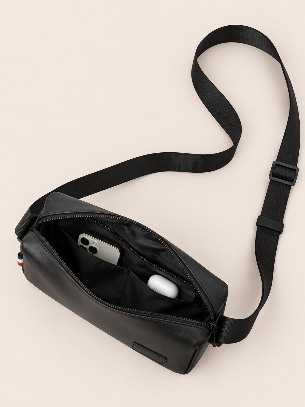 Sac Bandoulière Homme Cuir PU Vintage
